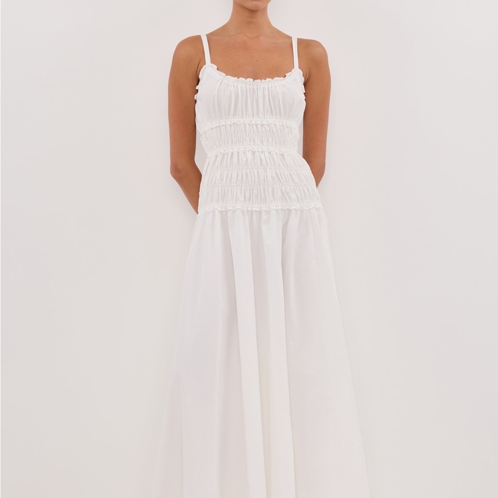 DISSH Toby White Cotton Dress